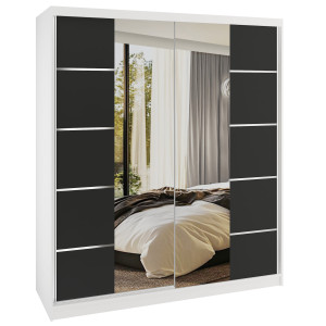Armadio scorrevole SERENITY 158 cm nero opaco Produttore ME SERENITY SZP7/0/W/B/0/HIAL