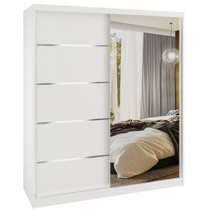 Armadio scorrevole SERENITY 158 cm bianco opaco Produttore MBP SERENITY SZP7/0/W/W/0/HIAL