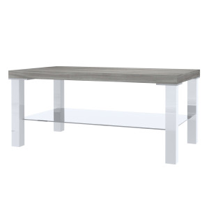 Konferencia asztal Belini Premium Full Version szürke antracit Glamour Wood NEX SK1/0/W/GW/0/0