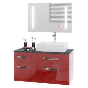 Fürdőszoba szett Euphoria EUP P 90L/0/W/R/0/BK/MB