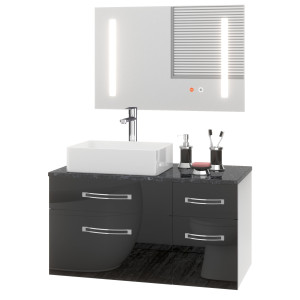 Fürdőszoba szett Euphoria EUP P 90P/0/W/B/0/BK/MB