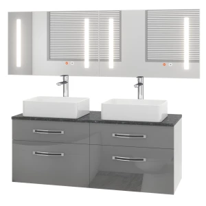 Fürdőszoba szett Euphoria EUP P 120D/0/W/S/0/BK/MB