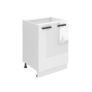 Meuble bas de cuisine 60 cm INF SD2-60/0/WT/W/0/B1/PP