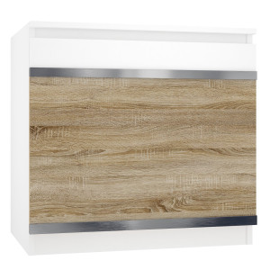 Table de chevet premium Serenity SI SERENITY SN1/0/W/DS/0/0/PP