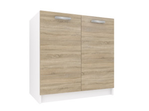Belini Spülenschrank 80 cm Sonoma Eiche ohne Arbeitsplatte 
