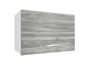 Kuchyňská skříňka Belini nad digestoř 60 cm šedý antracit Glamour Wood Výrobce TOR SGP60/2/WT/GW1/0/E