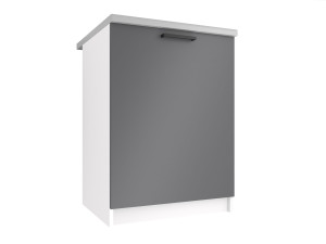Kuchyňská skříňka Belini spodní 60 cm šedý mat s pracovní deskou Výrobce TOR SD60/0/WT/SR/0/B1/