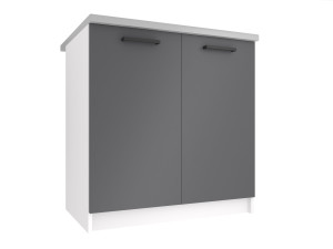 Kuchyňská skříňka Belini spodní 80 cm šedý s pracovní deskou Výrobce TOR SD80/0/WT/SR/0/B1