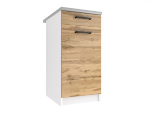 Kuchyňská skříňka Belini spodní se zásuvkami 40 cm dub wotan s pracovní deskou Výrobce TOR SDSZ1-40/1/WT/DW/0/B1
