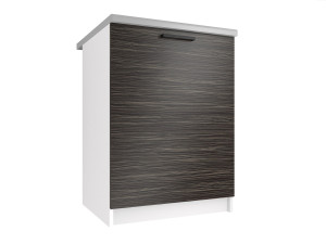 Kuchyňská skříňka Belini spodní 60 cm královský eben s pracovní deskou Výrobce TOR SD60/0/WT/HK/0/B1