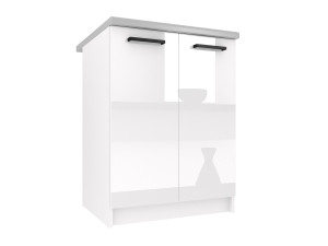 Kuchyňská skříňka Belini spodní 60 cm bílý lesk s pracovní deskou Výrobce INF SD2-60/0/WT/W/0/B1