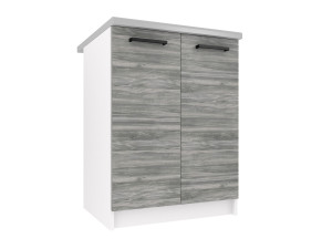 Kuchyňská skříňka Belini spodní 60 cm šedý antracit Glamour Wood s pracovní deskou Výrobce TOR SD2-60/0/WT/GW/0/B1