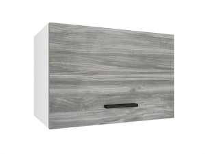 Kuchyňská skříňka Belini nad digestoř 60 cm šedý antracit Glamour Wood Výrobce TOR SGP60/2/WT/GW1/0/B1