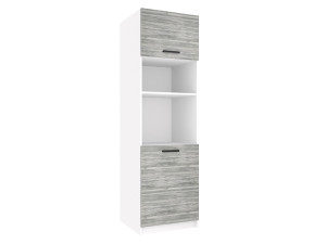 Vysoká kuchyňská skříňka Belini pro vestavnou troubu 60 cm šedý antracit Glamour Wood Výrobce TOR SSP60/1/WT/GW/0/B1