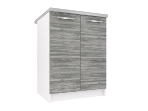 Kuchyňská skříňka Belini spodní 60 cm šedý antracit Glamour Wood s pracovní deskou Výrobce TOR SD2-60/0/WT/GW/0/E