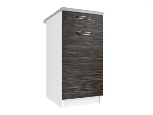 Kuchyňská skříňka Belini spodní se zásuvkami 40 cm královský eben s pracovní deskou Výrobce TOR SDSZ1-40/0/WT/HK/0/F