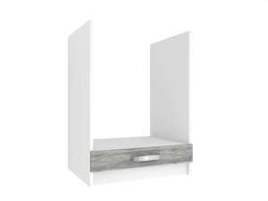 Kuchyňská skříňka Belini spodní pro vestavnou troubu 60 cm šedý antracit Glamour Wood
 bez pracovní desky Výrobce TOR SDP60/0/WT/GW/0/U