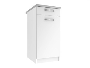 Kuchyňská skříňka Belini spodní se zásuvkami 40 cm bílý mat s pracovní deskou Výrobce TOR SDSZ1-40/1/WT/WT/0/U