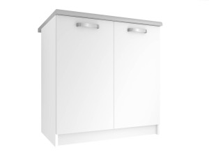 Kuchyňská skříňka Belini spodní 80 cm bílý mat
 s pracovní deskou Výrobce TOR SD80/0/WT/WT/0/U