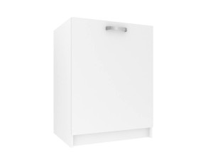 Kuchyňská skříňka Belini dřezová 60 cm bílý mat bez pracovní desky Výrobce TOR SDZ60/0/WT/WT/0/U