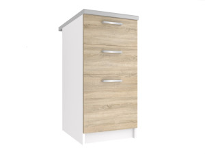 Kuchyňská skříňka Belini spodní se zásuvkami 40 cm dub sonoma s pracovní deskou Výrobce TOR SDSZ40/0/WT/DS/0/E