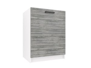 Kuchyňská skříňka Belini dřezová 60 cm šedý antracit Glamour Wood bez pracovní desky Výrobce TOR SDZ60/0/WT/GW/0/B1