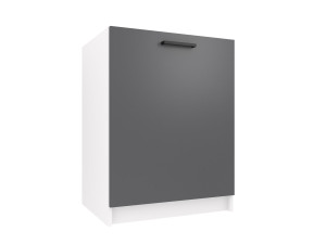 Kuchyňská skříňka Belini dřezová 60 cm šedý mat bez pracovní desky Výrobce TOR SDZ60/0/WT/SR/0/B1