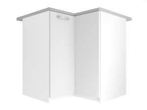 Kuchyňská skříňka Belini spodní rohová 90 cm bílý mat s pracovní deskou Výrobce TOR SNP90/3/WT/WT/0/E