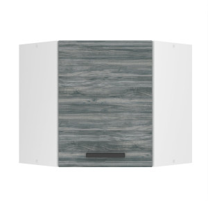 Kuchyňská skříňka Belini Premium Full Version horní rohová 60 cm šedý antracit Glamour Wood Výrobce TOR SGN60/0/WT/GW/0/B1/PP