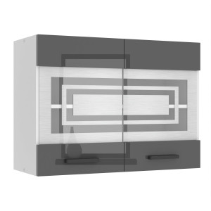 Kuchyňská skříňka Belini Premium Full Version horní 80 cm šedý lesk Výrobce INF SGW80/0/WT/S/0/B1/PP