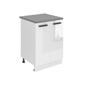 Kuchyňská skříňka Belini Premium Full Version spodní 60 cm bílý lesk s pracovní deskou Výrobce INF SD2-60/0/WT/W/B/B1/PP