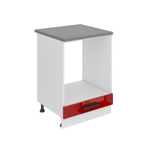 Kuchyňská skříňka Belini Premium Full Version spodní pro vestavnou troubu 60 cm červený lesk s pracovní deskou Výrobce INF SDP60/0/WT/R/B/B1/PP