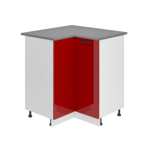 Kuchyňská skříňka Belini Premium Full Version spodní rohová 90 cm červený lesk s pracovní deskou Výrobce