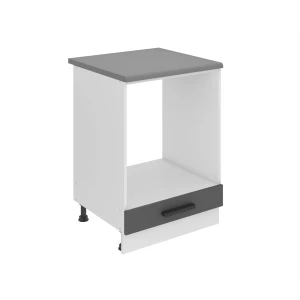 Kuchyňská skříňka Belini Premium Full Version spodní pro vestavnou troubu 60 cm šedý mat s pracovní deskou Výrobce TOR SDP60/0/WT/SR/B/B1/PP