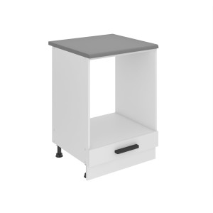 Kuchyňská skříňka Belini Premium Full Version spodní pro vestavnou troubu 60 cm bílý mat s pracovní deskou Výrobce TOR SDP60/0/WT/WT/B/B1/PP