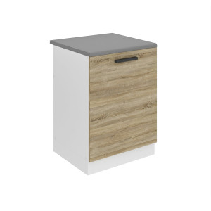 Kuchyňská skříňka Belini Premium Full Version dřezová 60 cm dub sonoma s pracovní deskou Výrobce TOR SDZ60/0/WT/DS/B/B1/PP