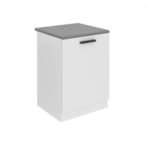 Kuchyňská skříňka Belini Premium Full Version dřezová 60 cm bílý mat s pracovní deskou Výrobce TOR SDZ60/0/WT/WT/B/B1/PP