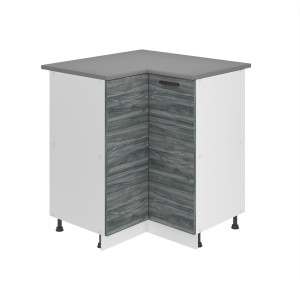Kuchyňská skříňka Belini Premium Full Version spodní rohová 90 cm šedý antracit Glamour Wood s pracovní deskou Výrobce