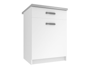 Kuchyňská skříňka Belini spodní se zásuvkami 60 cm bílý mat s pracovní deskou Výrobce TOR SDSZ1-60/0/WT/WT/0/F