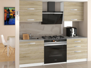 Kuchyňská linka Belini 120 cm dub sonoma s pracovní deskou Eleganta Výrobce TOR ELEGANTA/2/WT/DS/0/T