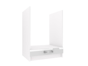 Kuchyňská skříňka Belini spodní pro vestavnou troubu 60 cm bílý lesk bez pracovní desky Výrobce INF SDP60/0/WT/W/0/D