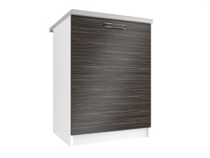 Kuchyňská skříňka Belini spodní 60 cm královský eben s pracovní deskou Výrobce TOR SD60/0/WT/HK/0/F