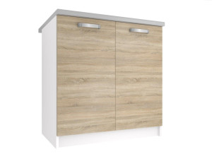 Kuchyňská skříňka Belini spodní 80 cm dub sonoma s pracovní deskou Výrobce TOR SD80/0/WT/DS/0/U