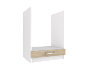 Kuchyňská skříňka Belini spodní pro vestavnou troubu 60 cm dub sonoma
 bez pracovní desky Výrobce TOR SDP60/0/WT/DS/0/P/