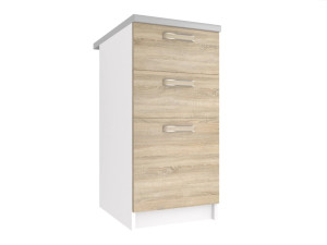 Kuchyňská skříňka Belini spodní se zásuvkami 40 cm dub sonoma s pracovní deskou Výrobce TOR SDSZ40/0/WT/DS/0/F