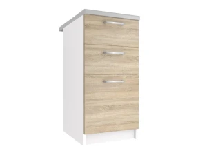 Kuchyňská skříňka Belini spodní se zásuvkami 40 cm dub sonoma s pracovní deskou Výrobce TOR SDSZ40/0/WT/DS/0/P