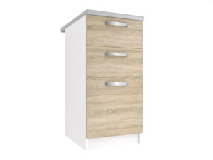 Kuchyňská skříňka Belini spodní se zásuvkami 40 cm dub sonoma s pracovní deskou Výrobce TOR SDSZ40/0/WT/DS/0/U