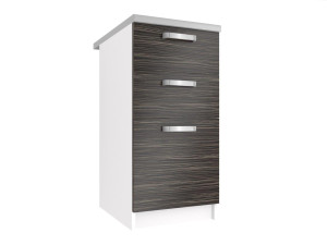 Kuchyňská skříňka Belini spodní se zásuvkami 40 cm královský eben s pracovní deskou Výrobce TOR SDSZ40/1/WT/HK/0/U