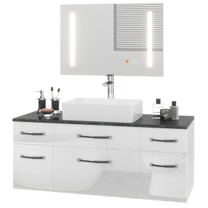 Koupelnový nábytek Belini Premium Full Version bílý lesk Euphoria Výrobce EUP P 120/0/W/W/0/BK/MB