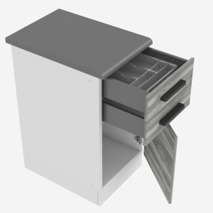 Kuchyňská skříňka dolní 40 cm šuplíky TOR SDSZ40WS/0/WT/GW1/B/B1/PP